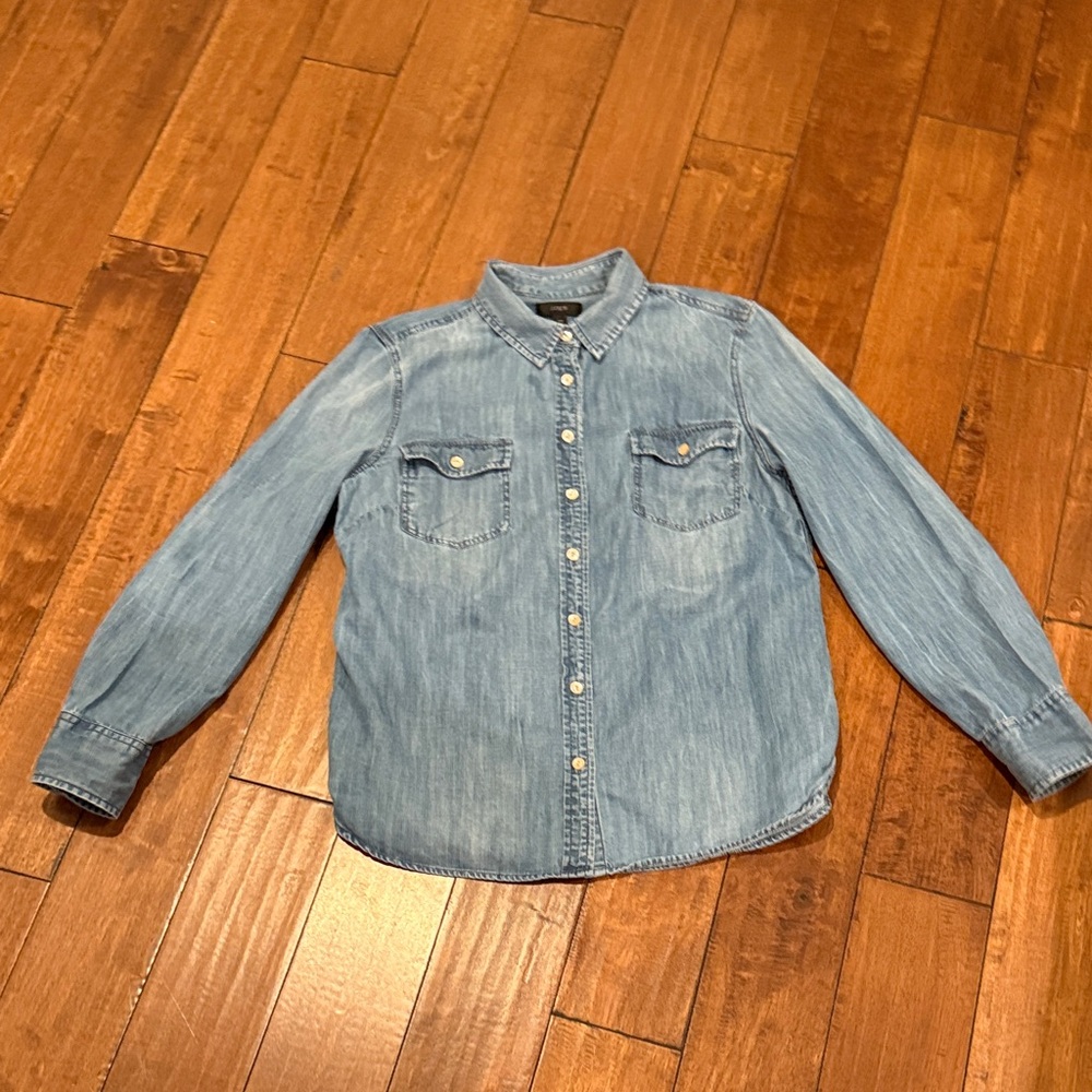 J. Crew Light Blue Button-Up Shirt